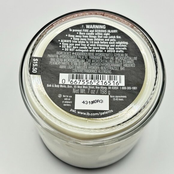 Aromatherapy Grapefruit Sage Single Wick Scented Candle 7oz Bath & Body Works - Picture 5 of 9